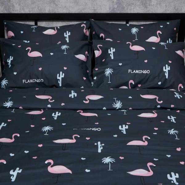Фото - Наволочка Moon&Star Satin Elit Flamingo 40х60 2 шт (MS-840001195)