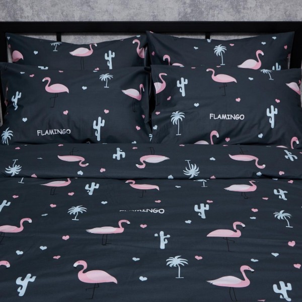 Фото - Наволочка Moon&Star набір Satin Elit Flamingo 50х50 2 шт. (MS-840001196)