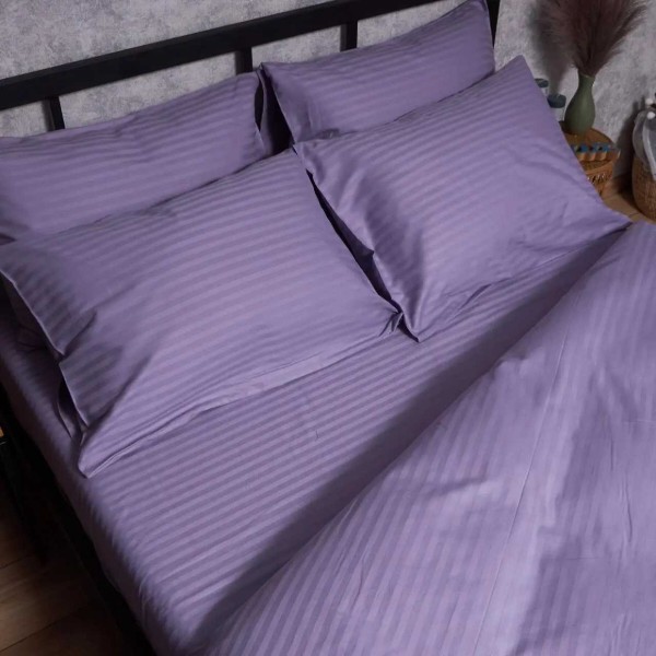 Фото - Наволочка Moon&Star Satin Stripe Soft Lilac 70х70 2 шт. (MS-840001265)