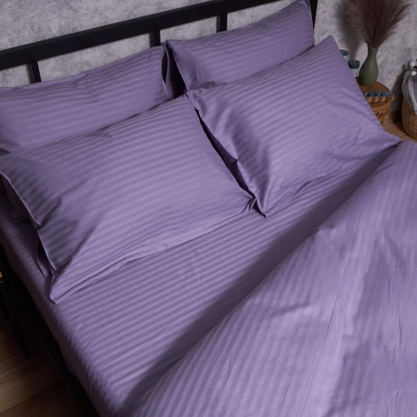 Фото - Наволочка Moon&Star набор Satin Stripe Soft Lilac 50х50 2 шт. (MS-840001262)