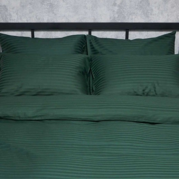 Фото - Наволочка Moon&Star Satin Stripe Mystic Green 40х40 2 шт. (MS-840001248)