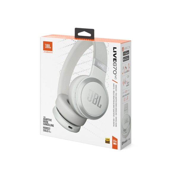 Фото - Навушники накладні бездротові JBL Live 670NC (JBLLIVE670NCWHT)