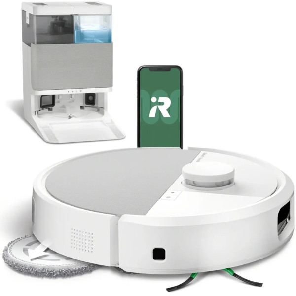Фото - Робот-пылесос моющий iRobot Combo 505+ White (N185240)