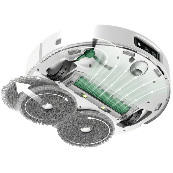 Фото - Робот-пылесос моющий iRobot Combo 505+ White (N185240)
