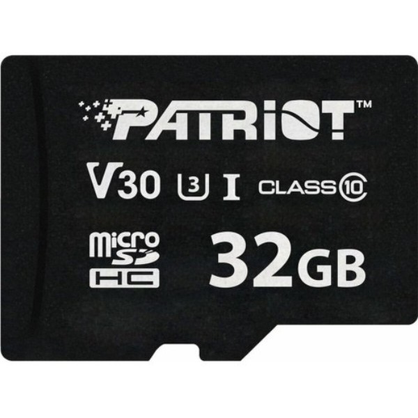 Фото - Карта памяти Patriot VX Series 32GB Micro SDHC V3 0 Class 10 UHS-I U3 4K UHD (PSF32GVX31MCH)