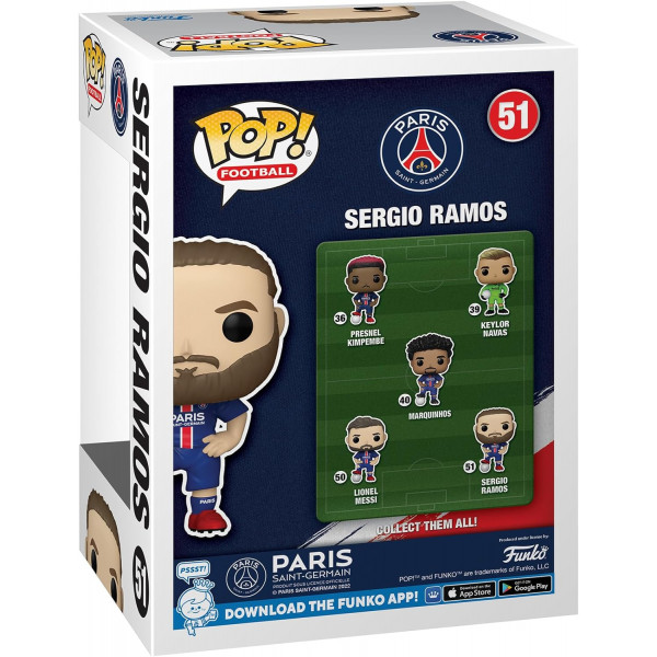 Фото - Колекційна фігурка FUNKO POP Football: PSG - Sergio Ramos (5908305240129)