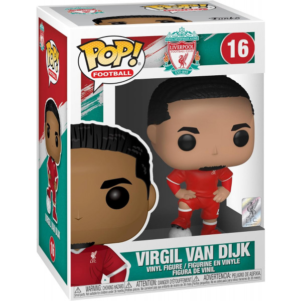 Фото - Коллекционная фигурка FUNKO POP Football: Liverpool - Virgil Van Dijk (5908305240051)
