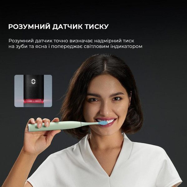 Фото - Зубная щетка электрическая Oclean X Ultra 20 S Duo Set Green+Black (6970810557152)