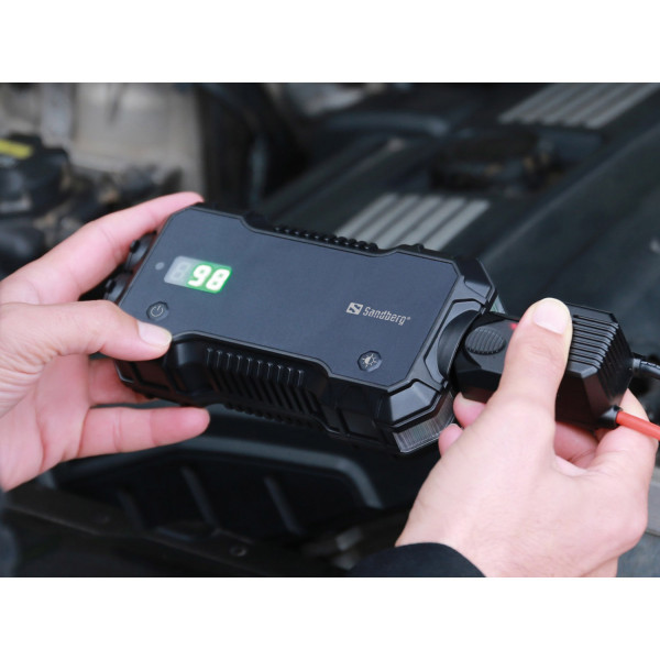 Фото - Батарея мобильная Sandberg Jumpstarter 10000mAh 18W USB-C,USB-A фонарь 2W (420-98)