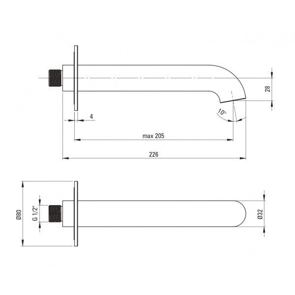 Фото - Смеситель для ванной Deante Silia (BQS_R18P)
