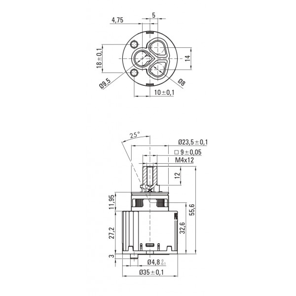 Фото - Смеситель для ванной Deante Silia (BQS_R18P)