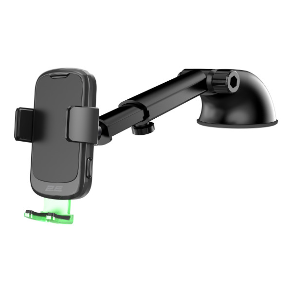 Фото - Автотримач з бездротовою зарядкою 2E Wireless з бездротовою зарядкою (2E-WCQ01-10)