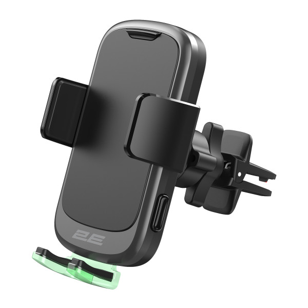 Фото - Автотримач з бездротовою зарядкою 2E Wireless з бездротовою зарядкою (2E-WCQ01-10)