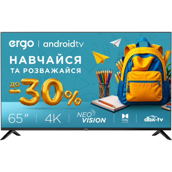 Фото - Телевізор Ergo 65GUS6500 Фото - Телевізор Ergo 65GUS6500
