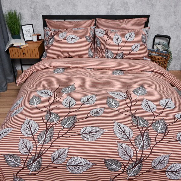 Фото - Комплект постільної білизни Moon&Star Бязь Gold Люкс «Autumn Leaves» 143х210 см нав. 2х70х70 (MS-820005897) Фото - Комплект постільної білизни Moon&Star Бязь Gold Люкс «Autumn Leaves» 143х210 см нав. 2х70х70 (MS-820005897)