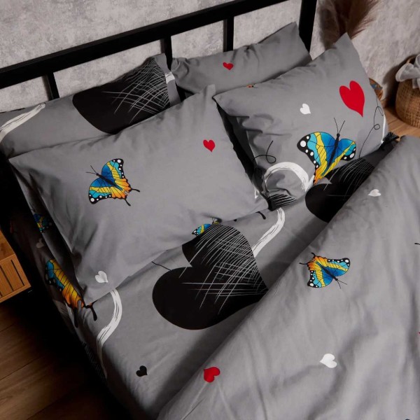 Фото - Наволочка Moon&Star Бязь Gold Люкс Butterfly Love 70х70 2 шт. (MS-840001295)