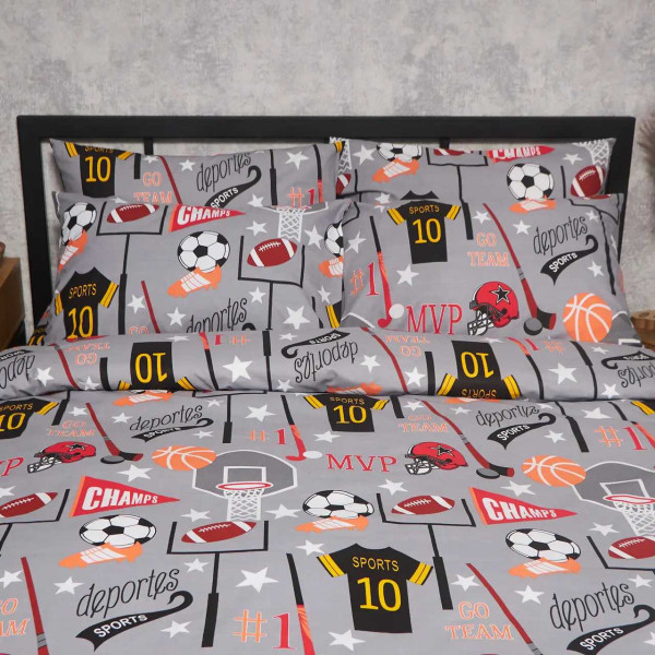 Фото - Комплект постільної білизни дитячий Moon&Star 110х140 см Champion’s Rest Бязь Gold Люкс (MS-830000283)