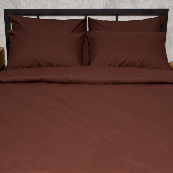 Фото - Комплект постільної білизни Moon&Star Бязь Gold Люкс Chocolate Dream 175х210 нав. 2х50х70 (MS-820008931)