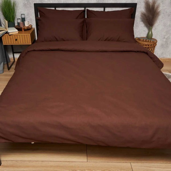 Фото - Комплект постільної білизни Moon&Star Бязь Gold Люкс Chocolate Dream 160х220 нав. 2х70х70 (MS-820008947)