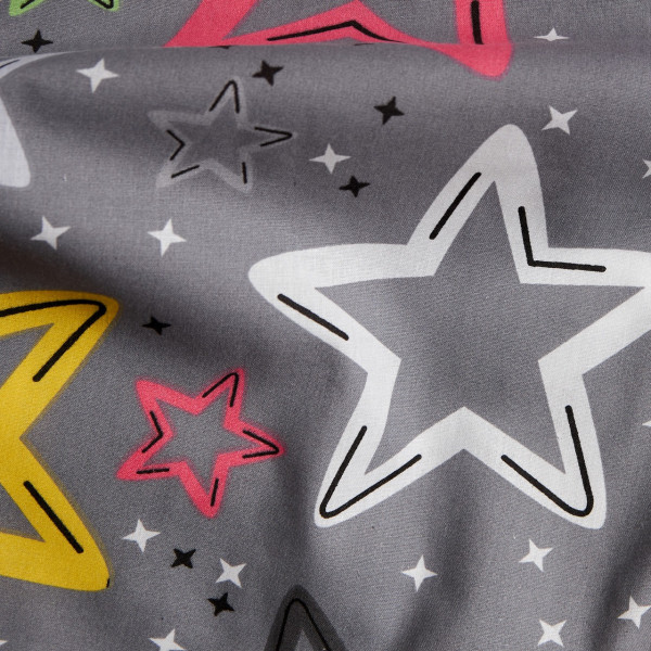 Фото - Комплект постільної білизни Moon&Star Бязь Gold Люкс Cosmic Party King Size 220x240 нав. 2х50х70 (MS-820008996)