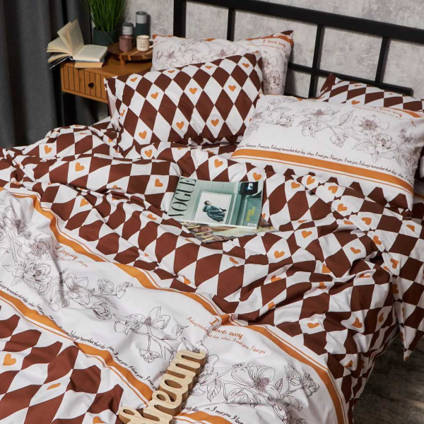 Фото - Комплект постільної білизни дитячий Moon&Star 110х140 см Heart Patch Бязь Gold Люкс (MS-830000307)