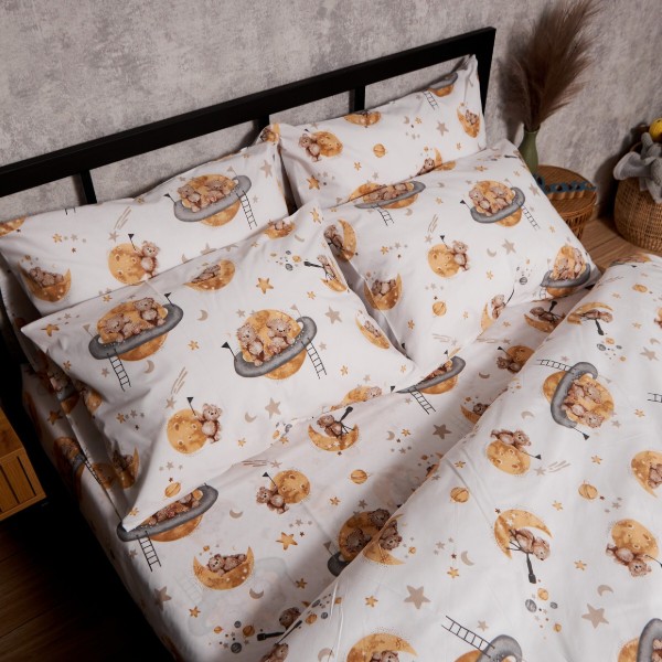 Фото - Наволочка Moon&Star Набор Бязь Gold Люкс Teddy Dreams 50х50 2 шт. (MS-840001466)