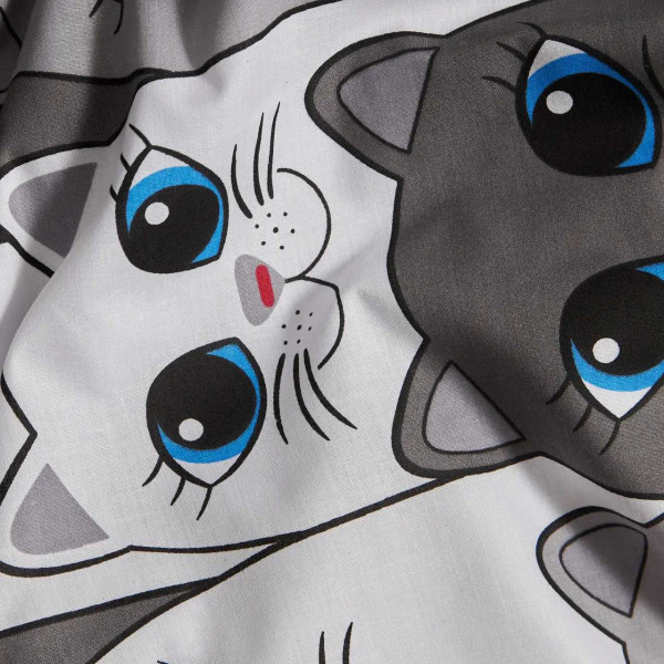 Фото - Комплект постільної білизни дитячий Moon&Star 110х140 см Furry Friends Бязь Gold Люкс (MS-830000297)