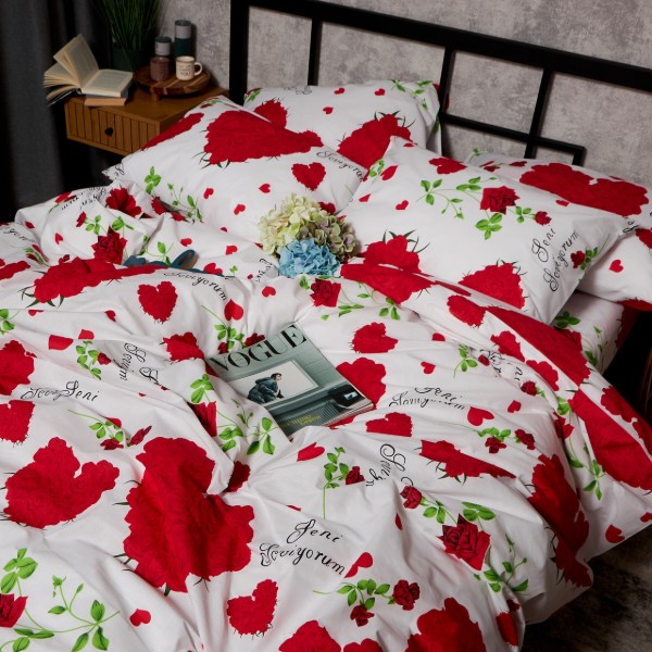 Фото - Наволочка Moon&Star Набор Бязь Gold Люкс Scarlet Romance 50х50 2 шт. (MS-840001454)