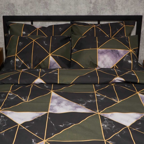 Фото - Наволочка Moon&Star Микросатин Premium Golden Marble 70х70 2 шт. (MS-840001481)