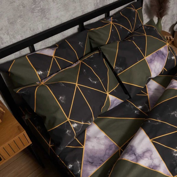 Фото - Наволочка Moon&Star Мікросатин Premium Golden Marble 40х40 2 шт. (MS-840001476)