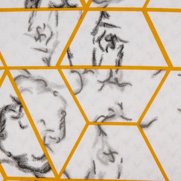 Фото - Простирадло односпальне Moon&Star Modern Marble Бязь Gold Люкс 120х200х25 см (MS-850001268)