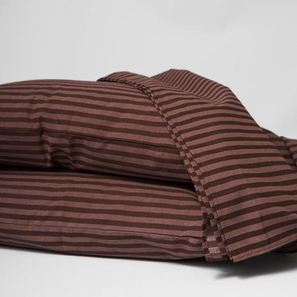 Фото - Комплект постільної білизни Moon&Star Бязь Gold Люкс Espresso Lines King Size 220x240 нав. 4х70х70 (MS-820009174)