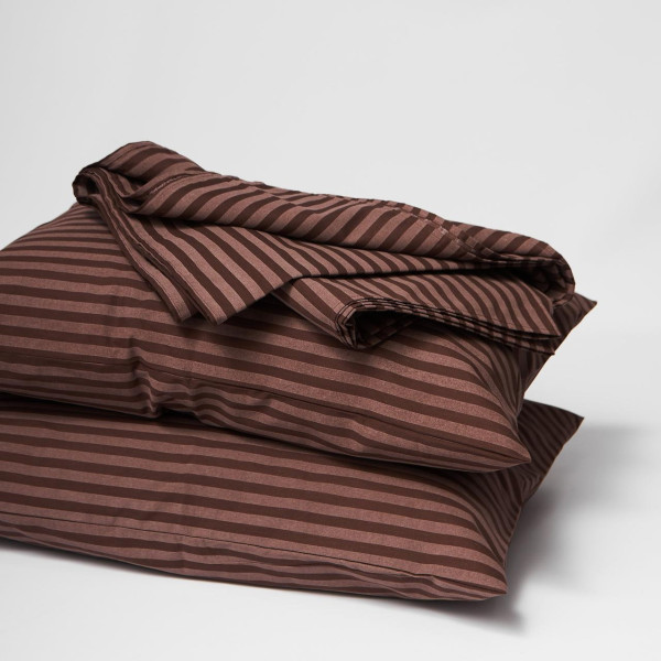 Фото - Комплект постільної білизни Moon&Star Бязь Gold Люкс Espresso Lines King Size 220x240 нав. 4х50х70 (MS-820009173)