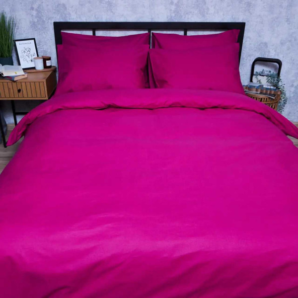 Фото - Комплект постільної білизни Moon&Star Бязь Gold Люкс Crimson Elegance 143х210 см нав. 50х70 2 шт. (MS-890000211)