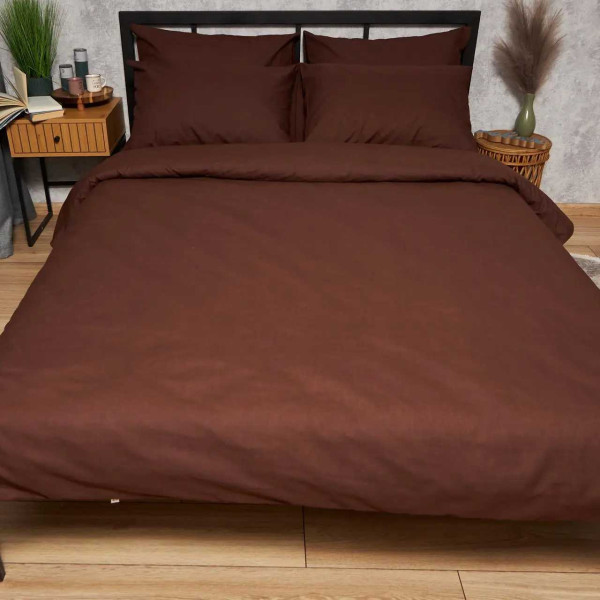 Фото - Комплект постільної білизни Moon&Star Бязь Gold Люкс Chocolate Dream 150х220 см нав. 50х70 2 шт. (MS-880000121)