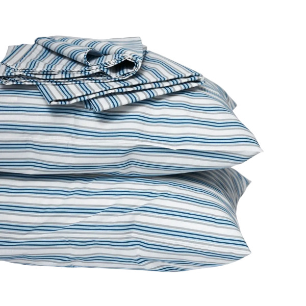 Фото - Комплект постільної білизни Moon&Star Бязь Gold Люкс Calm Waters 200х220 см нав. 40х60 2 шт. (MS-880000090)