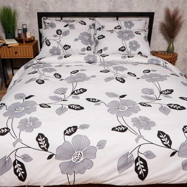 Фото - Комплект постільної білизни Moon&Star Бязь Gold Люкс Misty Petals 200х220 нав. 70х70 см 2 шт. (MS-890000341)