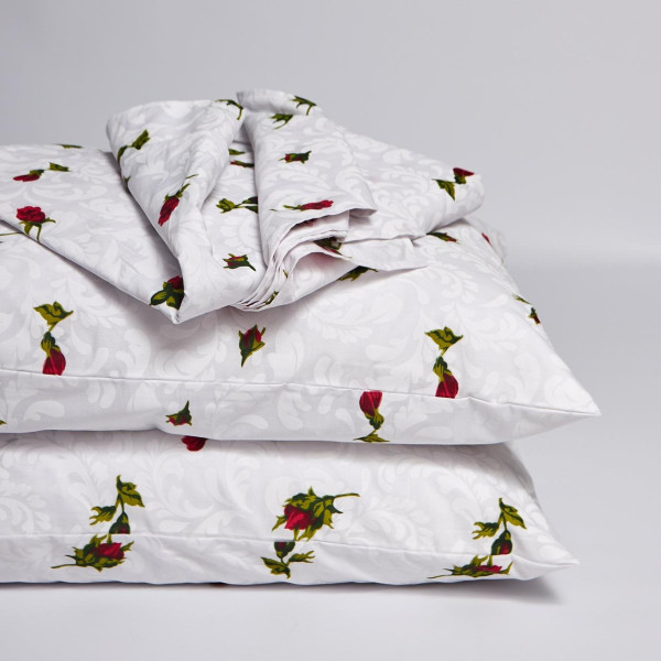 Фото - Комплект постільної білизни Moon&Star Бязь Gold Люкс Romantic Rose 150х220 нав. 50х70 см 2 шт. (MS-880000373)