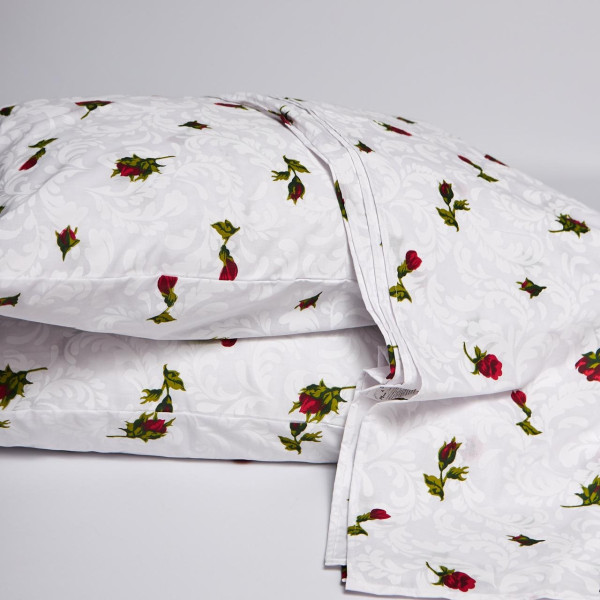 Фото - Комплект постільної білизни Moon&Star Бязь Gold Люкс Romantic Rose 150х220 нав. 50х70 см 2 шт. (MS-880000373)