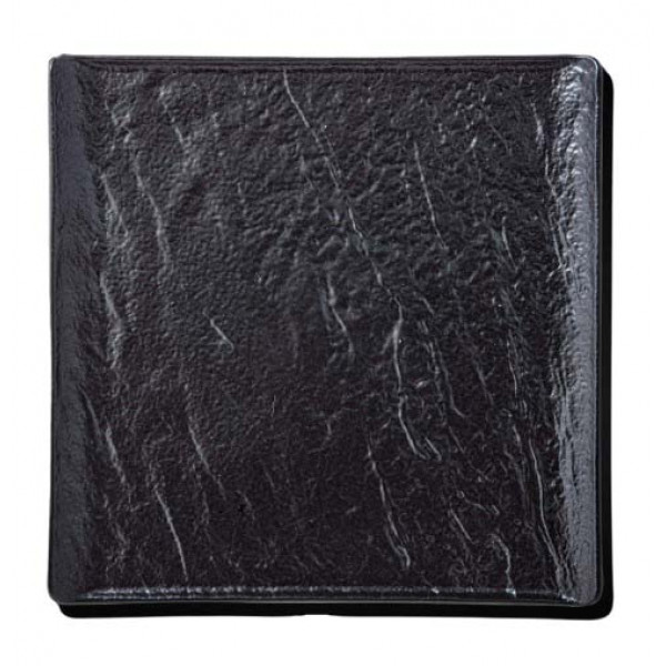 Фото - Тарілка обідня Wilmax Slatestone Black 21.5х21.5 см (WL-661106 / A)