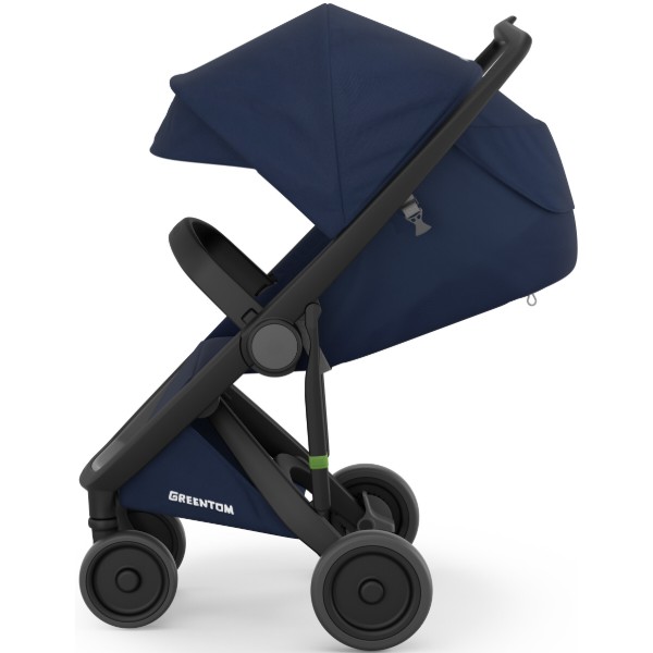 Фото - Коляска прогулянкова Greentom Classic Blue-Black