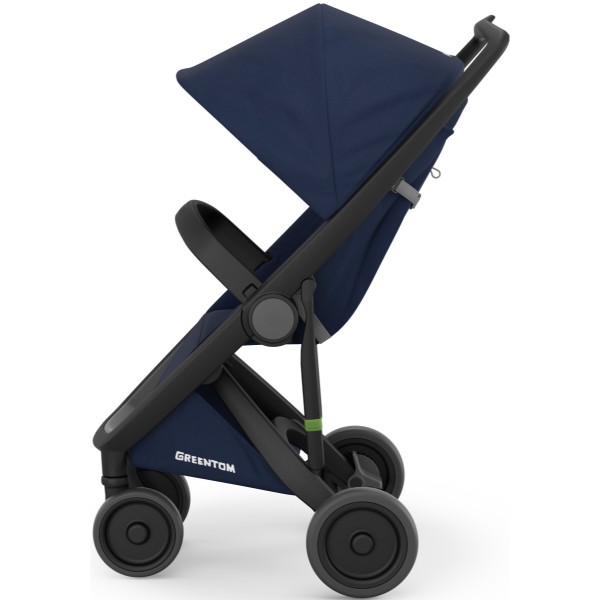 Фото - Коляска прогулянкова Greentom Classic Blue-Black