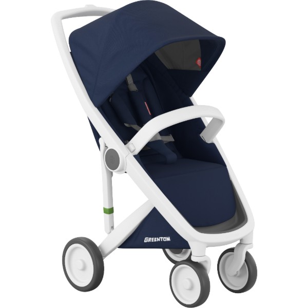 Фото - Коляска прогулянкова Greentom Classic Blue-White Фото - Коляска прогулянкова Greentom Classic Blue-White