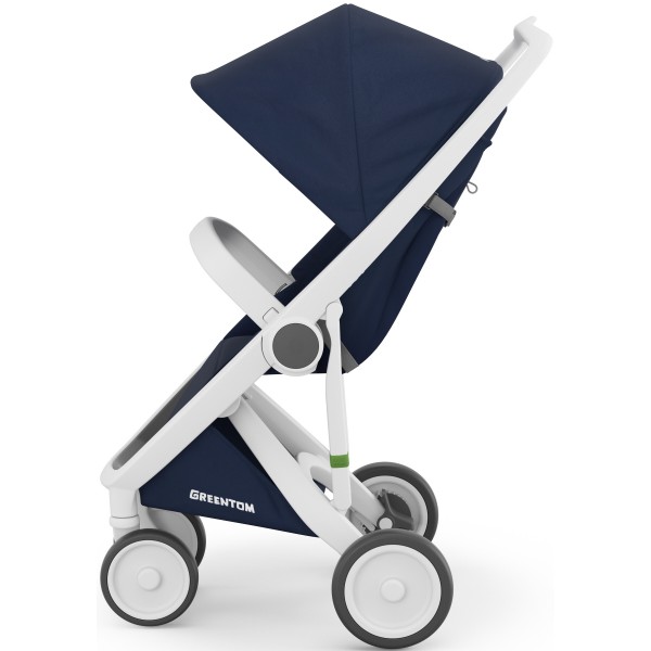Фото - Коляска прогулянкова Greentom Classic Blue-White