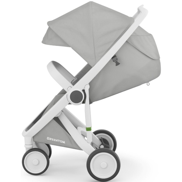 Фото - Коляска прогулянкова Greentom Classic Grey-White