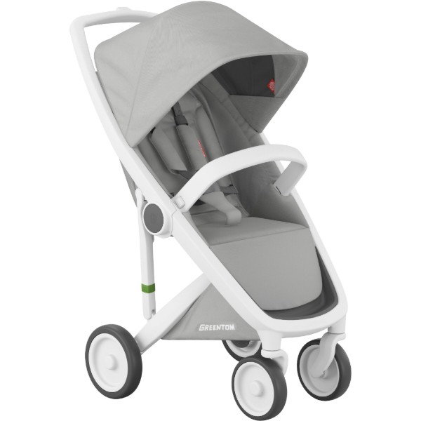 Фото - Коляска прогулянкова Greentom Classic Grey-White