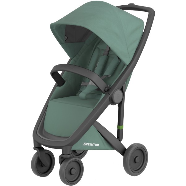 Фото - Коляска прогулянкова Greentom Classic Sage-Black Фото - Коляска прогулянкова Greentom Classic Sage-Black
