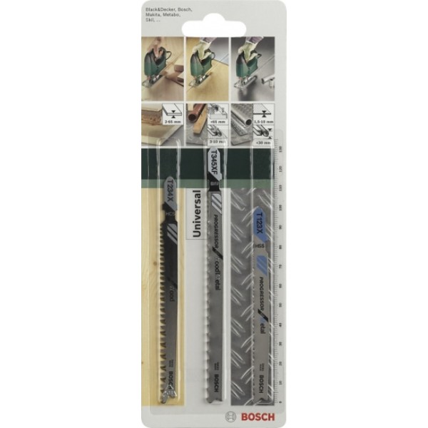 Фото - Полотно Bosch Progressor Wood and Metal 3 шт. (2.609.256.743)