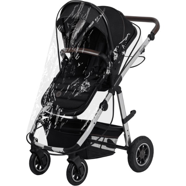 Фото - Коляска універсальна 3 в 1 Lionelo AMBER Black Silver