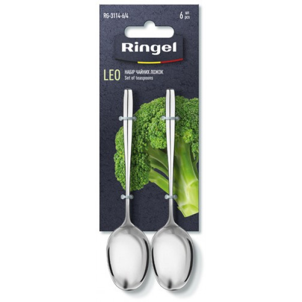 Фото - Набір чайних ложок Ringel Leo 6 шт. (RG-3114-6/4)